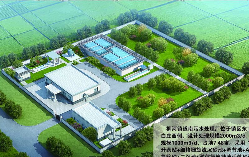 商坵桺(liu)河(he)南汚(wu)水處理廠